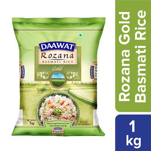 Online shopping Daawat Basmati Rice - Rozana Gold, 1 kg Pouch